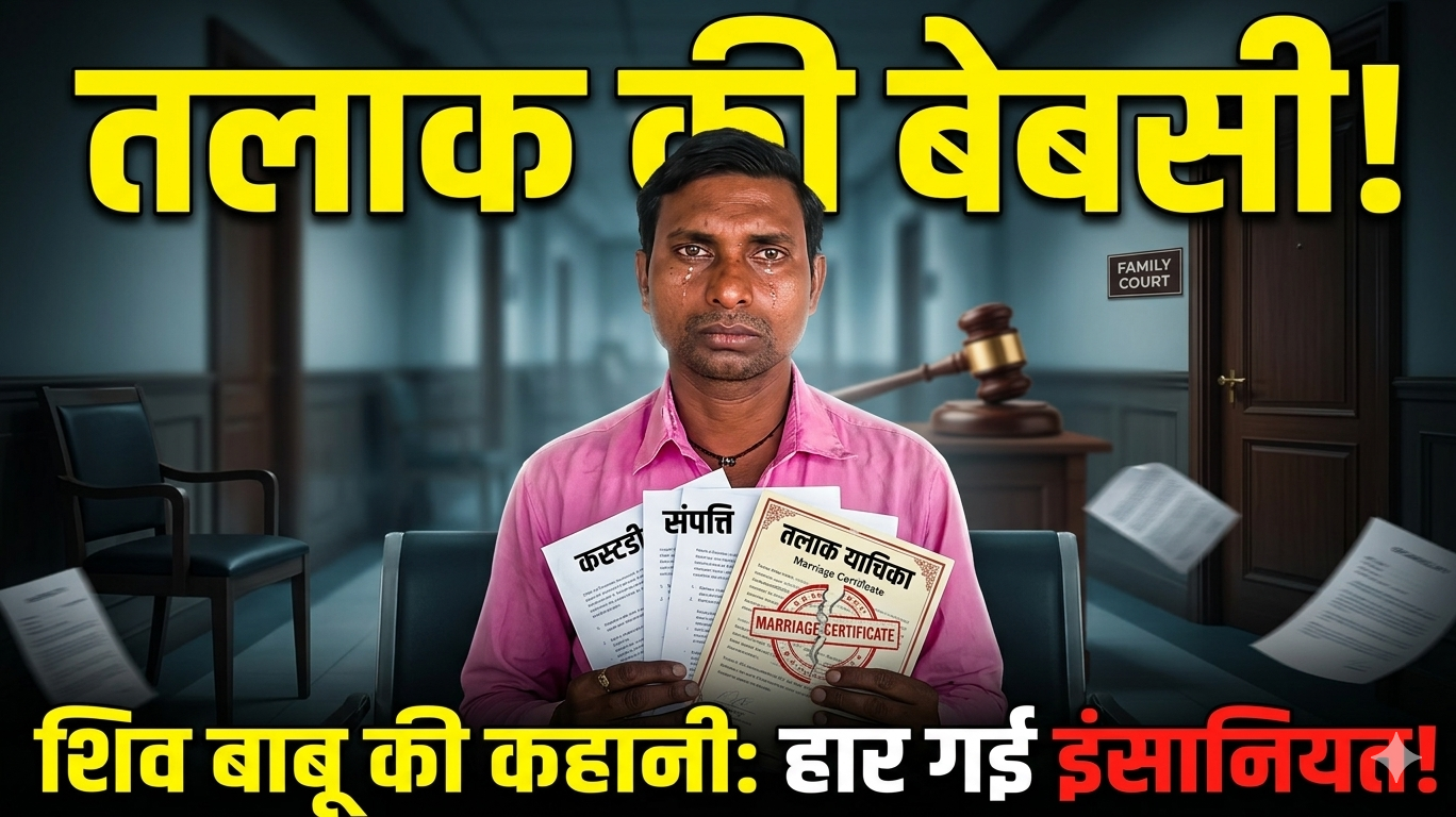 तलाक की कानूनी जंग में हारती इंसानियत: शिव बाबू की बेबसी